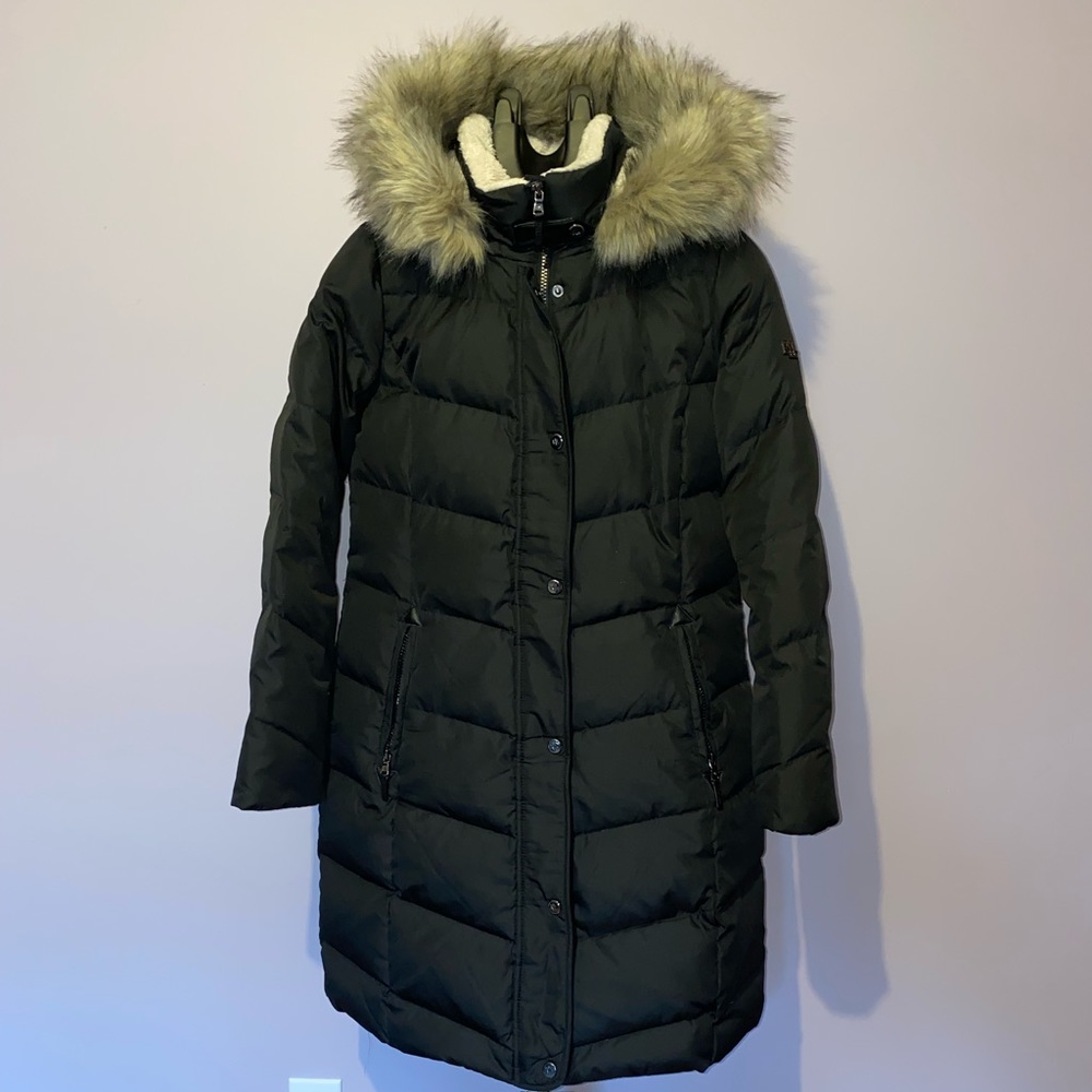 Ralph Lauren Fur Winter Hooded Down Coat